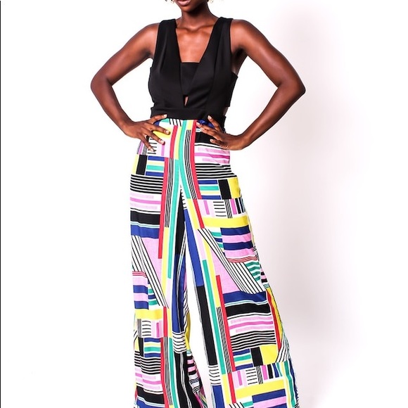 Verona’s Pearl Pants - Multicolored Jumpsuit